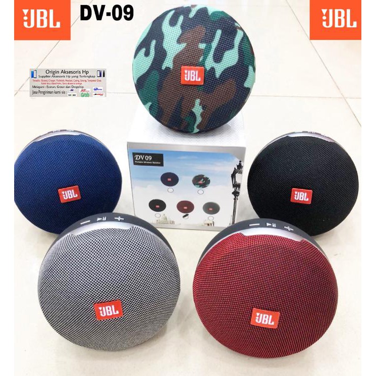 Super Sale JBL speaker portable bluetooth bulat dv09 bluetooth speaker jbl dv 09 Ready Stock