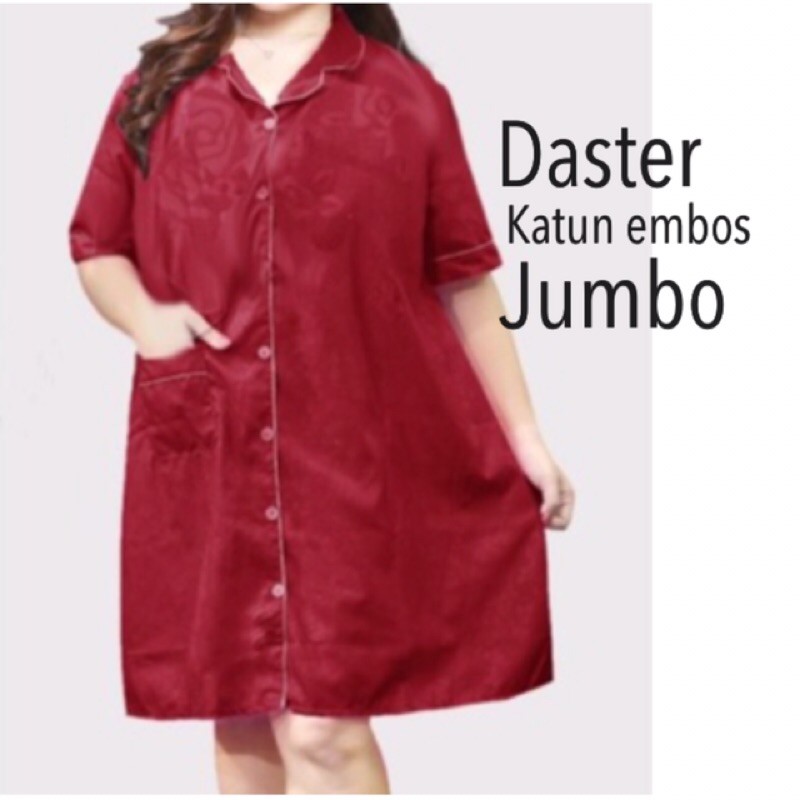Daster dewasa wanita jumbo kancing depan busui friendly baju tidur