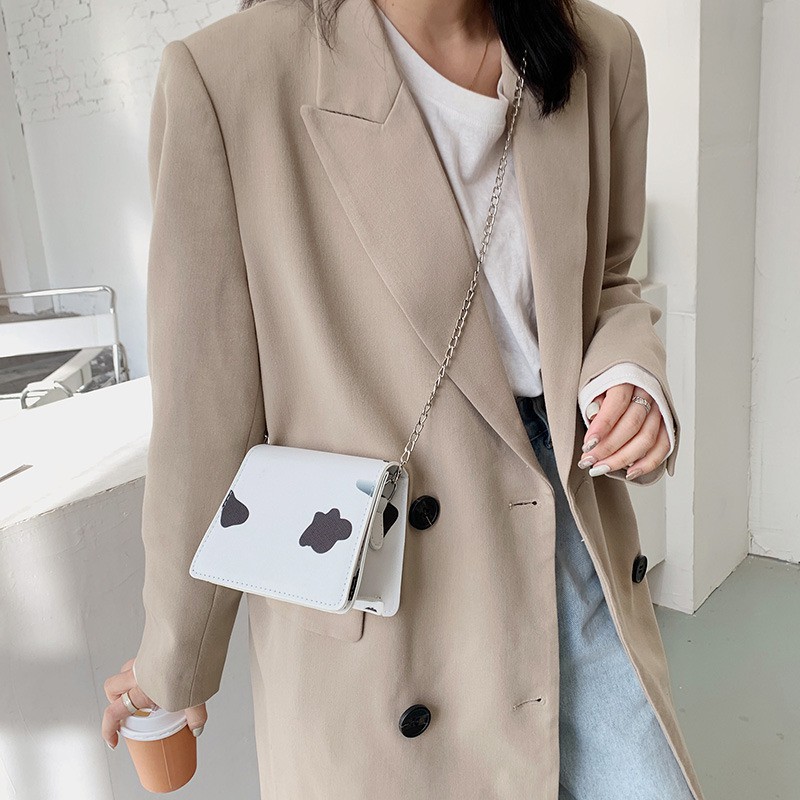HF MOUMOU - TAS SEMPANG WANITA BIANKA SLINGBAG MOTIF SAPI