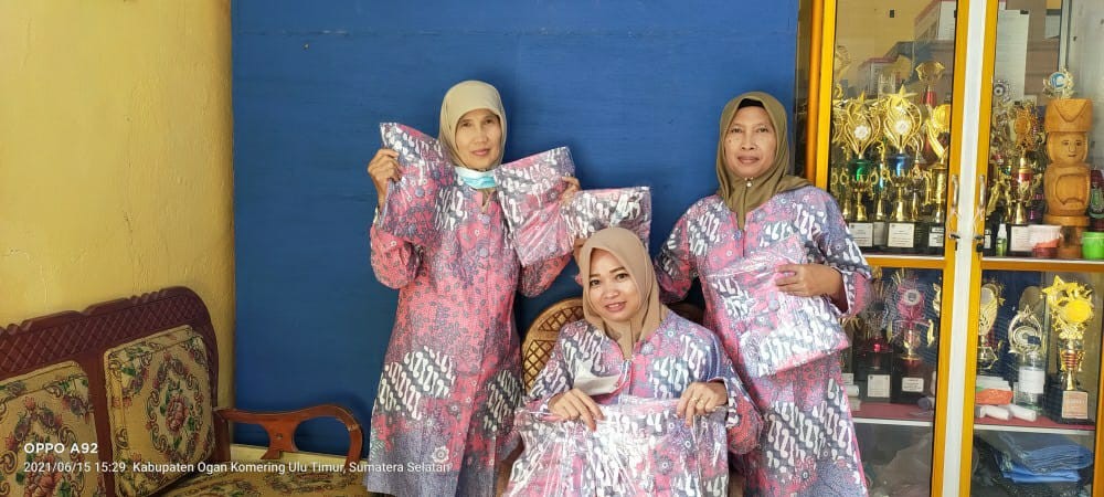 Batik Koebae Tunik Batik Motif Seragam Batik Dianputri Baju Batik