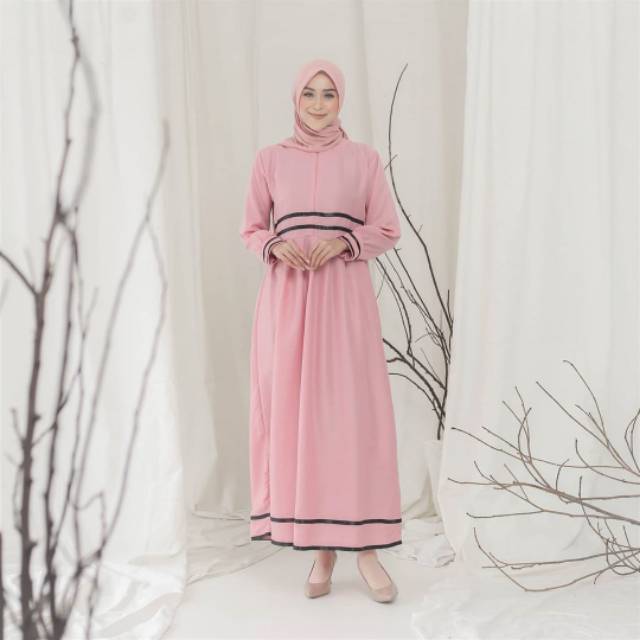 Grosir Baju wanita Kanaya dress casual gamis simpel murah