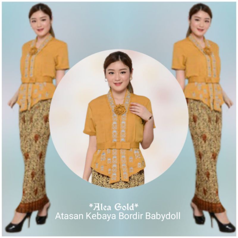 Atasan kebaya bordir encim modern