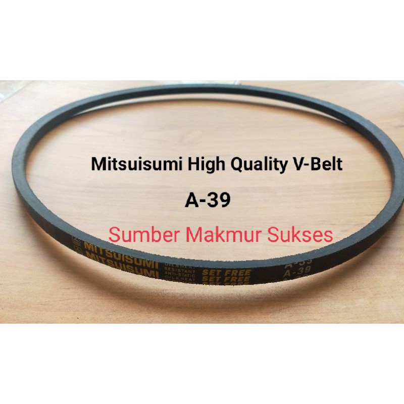 V BELT VANBELT FANBELT MESIN A39 A-39 A 39 MITSUISUMI HIGH QUALITY