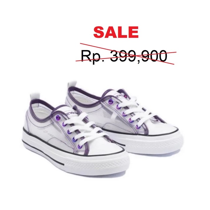 Sepatu Airwalk  Women's Sneakers Shoes 40 - Transparent Purple