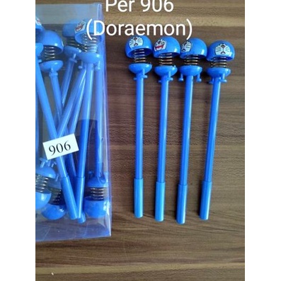 

♖ (HARGA 1 lusin) Spring Doll Pen, ballpoint per doraemon, bolpen per doraemon, blp kepala per dora produck terlaris