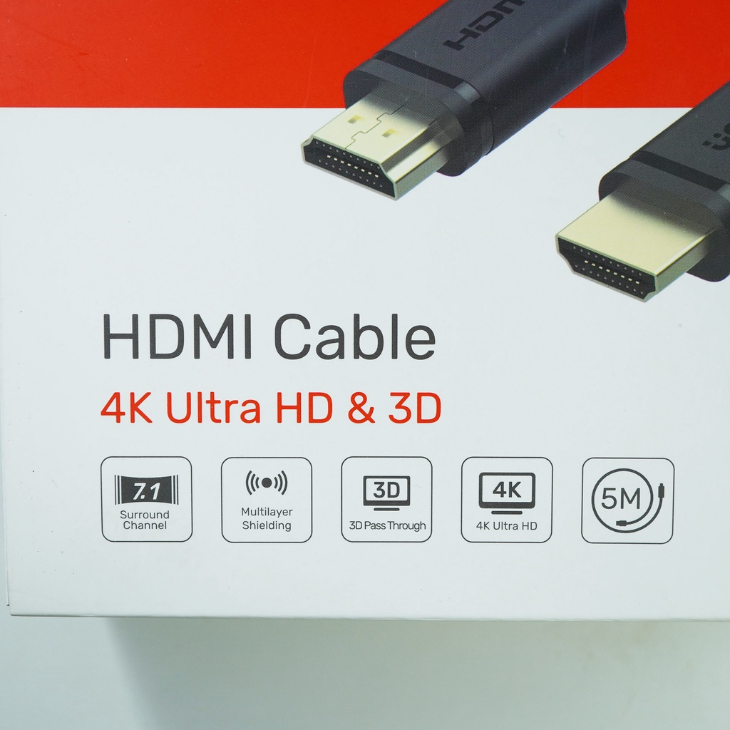 KABEL HDMI UNITEK 5M C140M KABEL HDMI PREMIUM 4K 3D GOLD PLATE