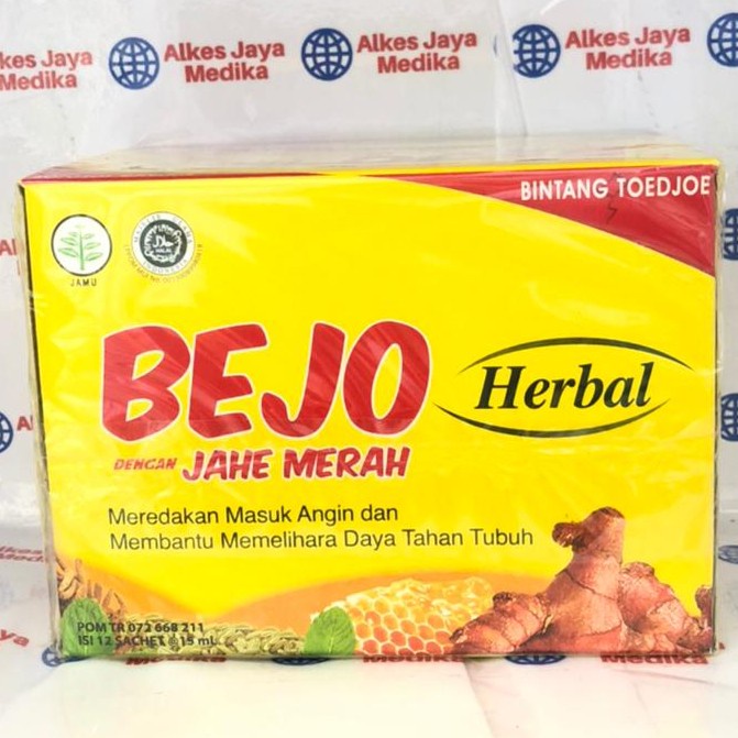 

Bejo Jahe Merah isi 12 sachet (BERKUALITAS)