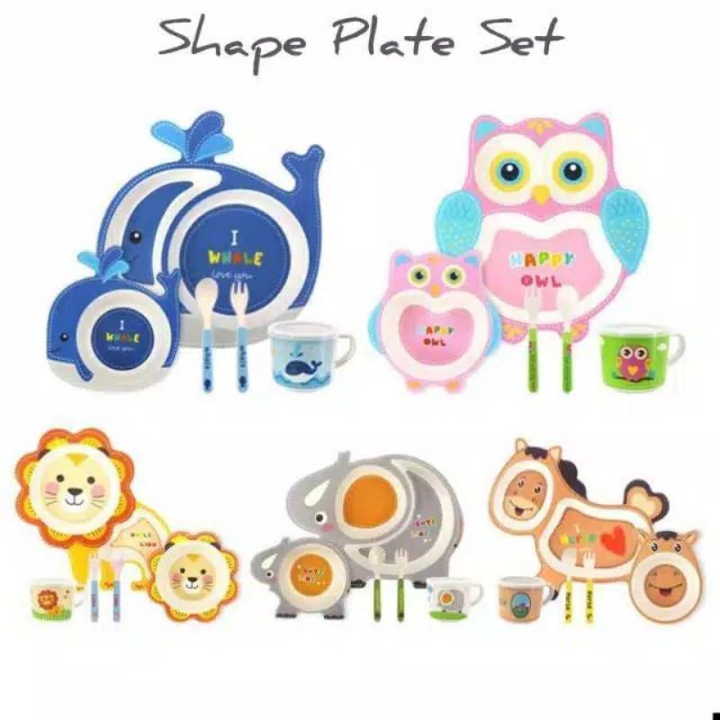 set makan anak 3D/set piring anak