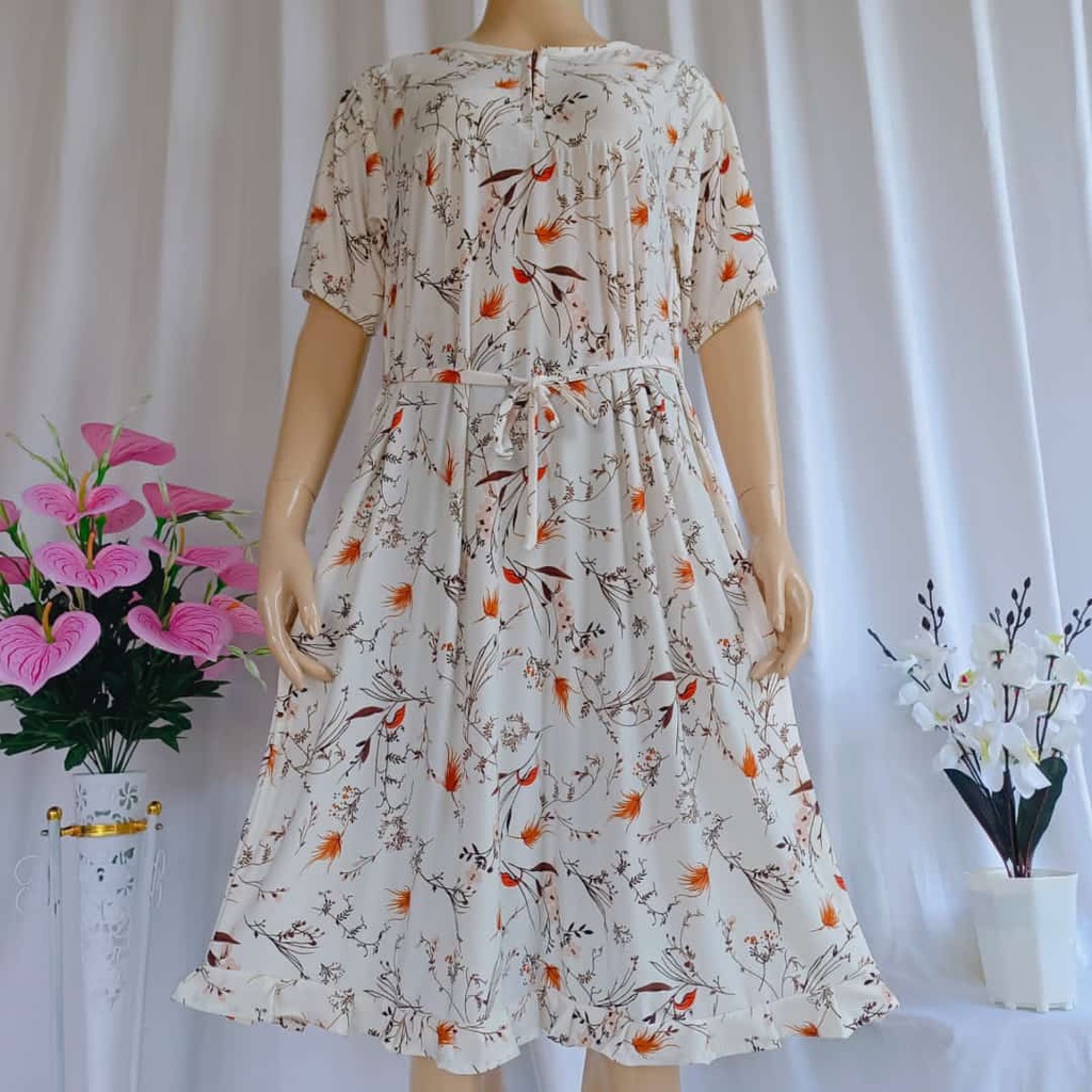 DASTER JERSEY SUPER LEMBUT & ADEM PREMIUM MOTIF BUNGA CALEM TERBARU/DASTER JERSEY SUPER JUMBO TERLAR