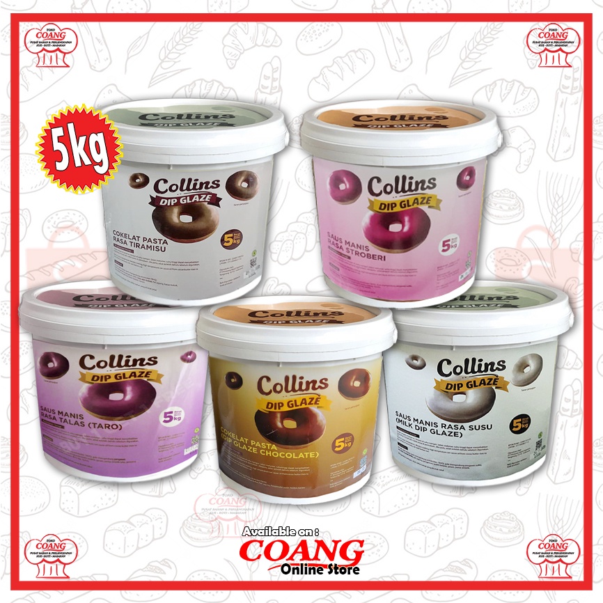 COLLINS DIP GLAZE 5 KG