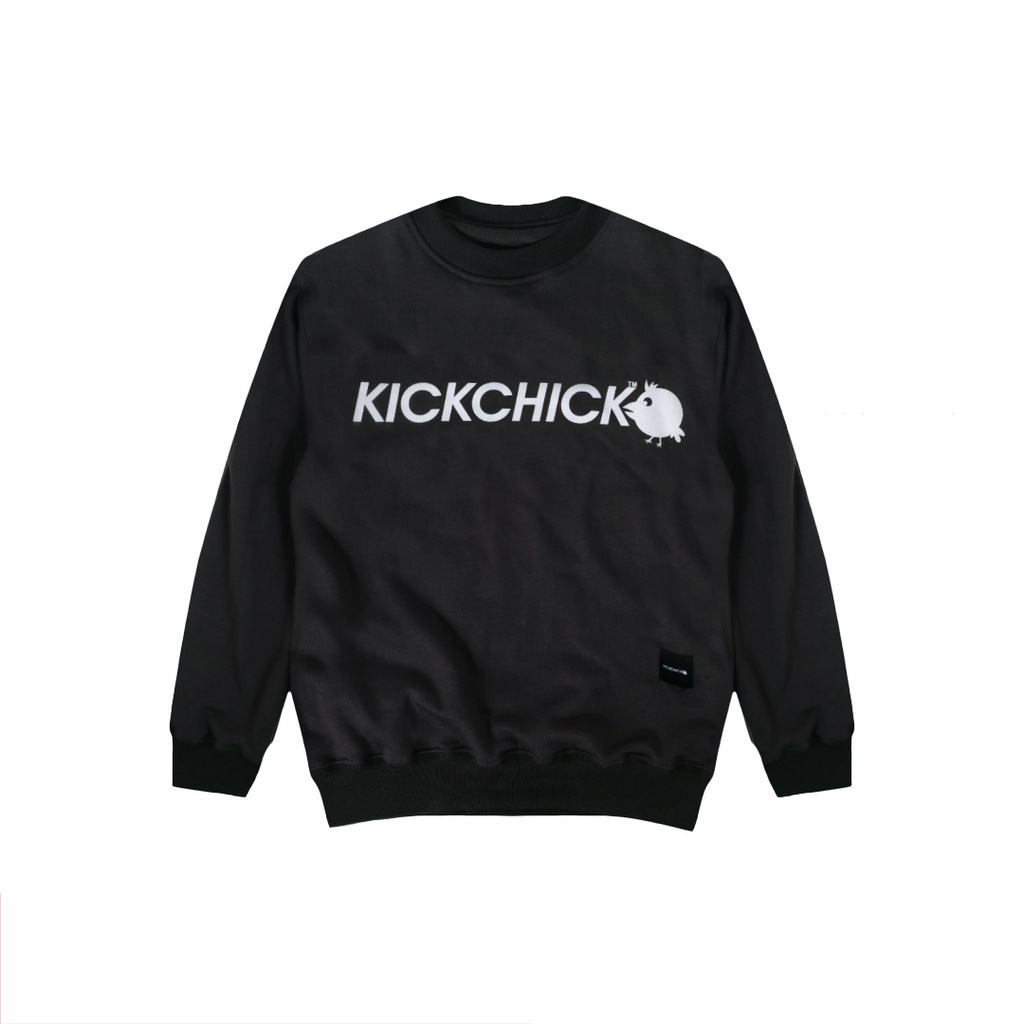Kickchick Crewneck Street Black Sweater | Sweatshirt | Outerwear Lengan Panjang KCCN-007