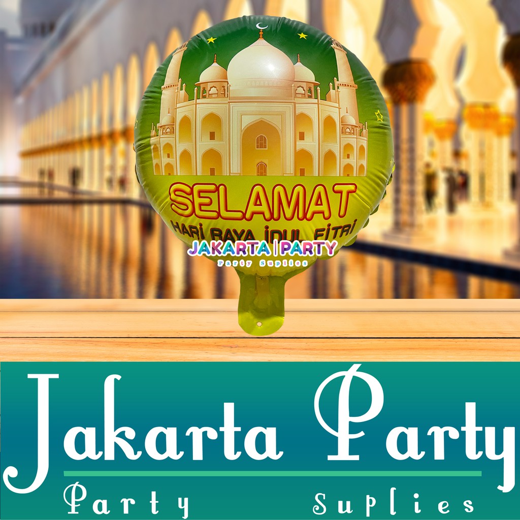 Balon Foil Idul Fitri / Balon Foil Lebaran / Balon Foil Ied Mubarak