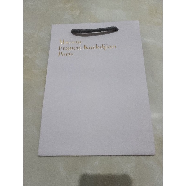 Paper bag MFK Maison Francis Kurkdjian Paris Baccarat