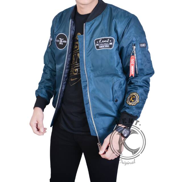 Kent Jaket Bomber Pilot Retro Tosca