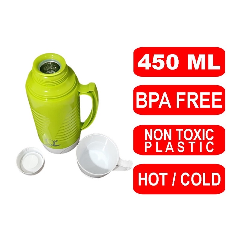 Q2 Vacuum Flask 450 ML Termos Panas Dingin Vakum 8045