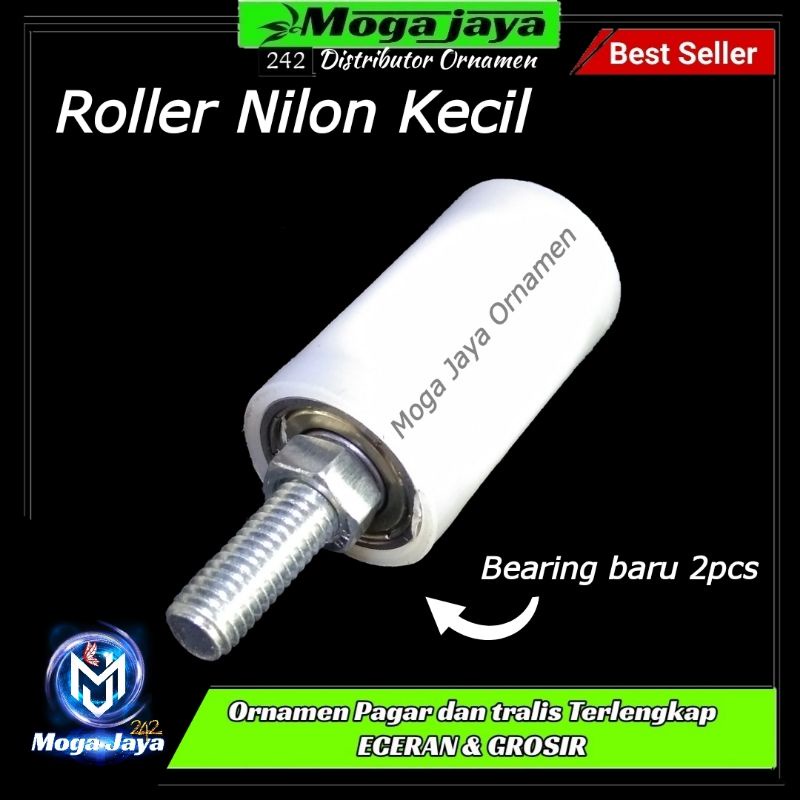 roller nilon KECIL penuntun pintu gerbang