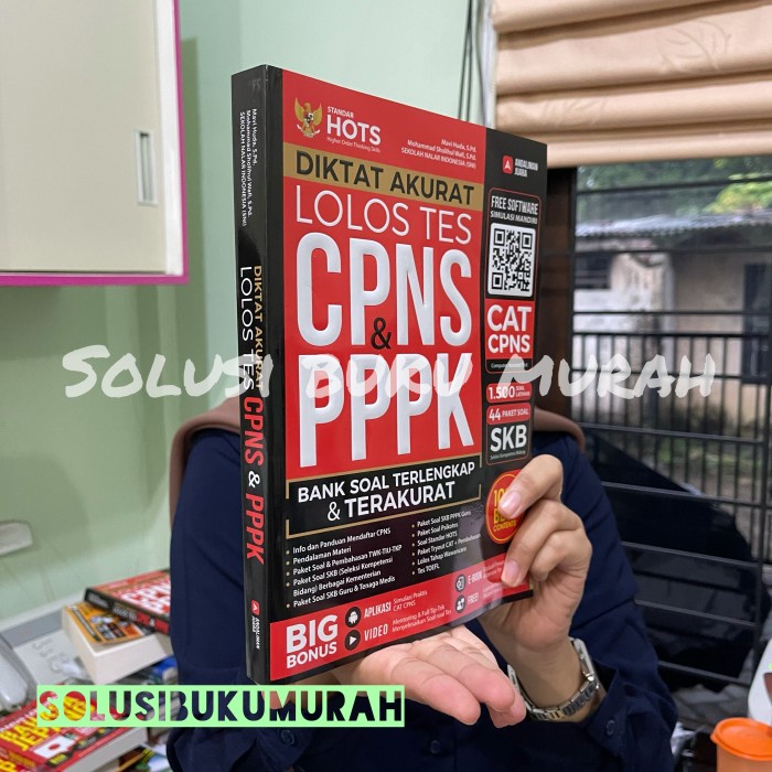 

PROMO TERMURAH BUKU BEST SELLER DIKTAT AKURAT LOLOS TES CPNS & PPPK 2022 TERBARU KPL168
