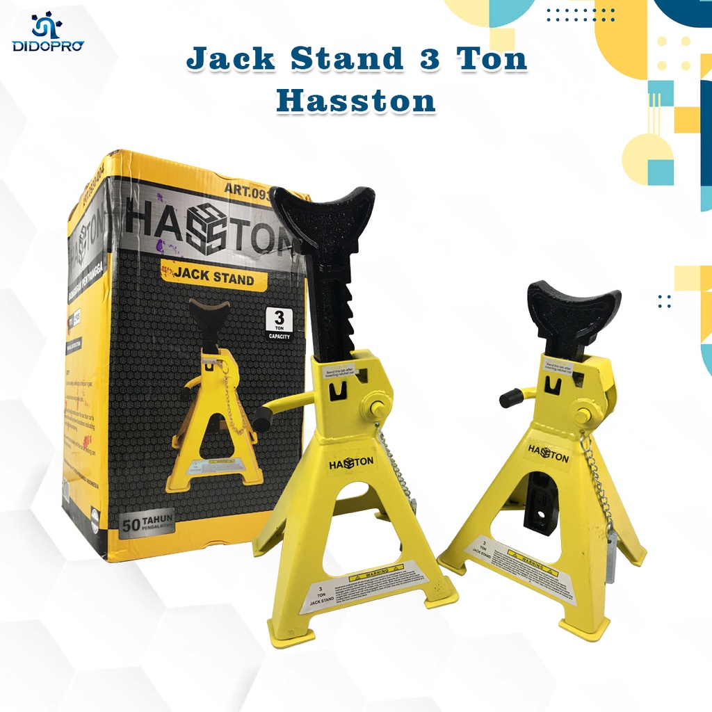 HASSTON 0930-004 Jack Stand 3 Ton - Tahanan Dongkrak Mobil