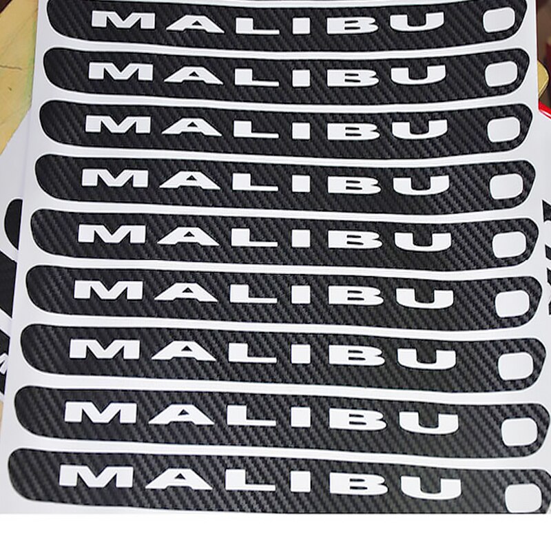 Stiker Cover Lampu Rem Bahan Carbon Fiber Untuk Mobil Chevrolet Malibu