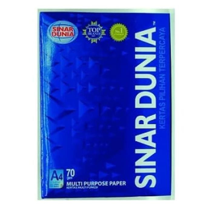 

Ini Kertas Hvs A4 Sinar Dunia 70 Gram Original