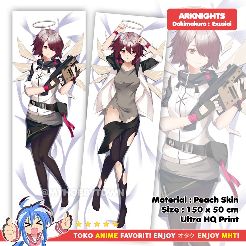 Sarung Bantal Anime Dakimakura Arknights : Exusiai