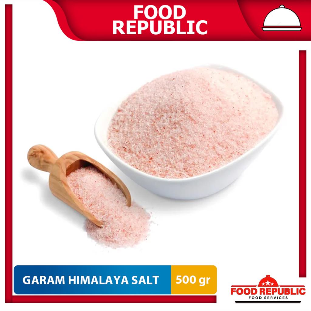 GARAM HIMALAYA 500 GR  HIMALAYAN ROCK SALT ORGANIC IMPORT HALAL