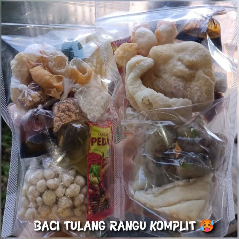 

Cirawang komplit/Baci tulang rangu bawang/ Baci tulang rangu khas garut/Jajanan viral khas garut