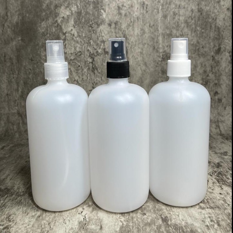 BABEE - BOTOL HDPE 500ML SPRAY BENING PUTIH / BOTOL 500ML HDPE WADAH ISI ULANG  [HARGA GROSIR ]