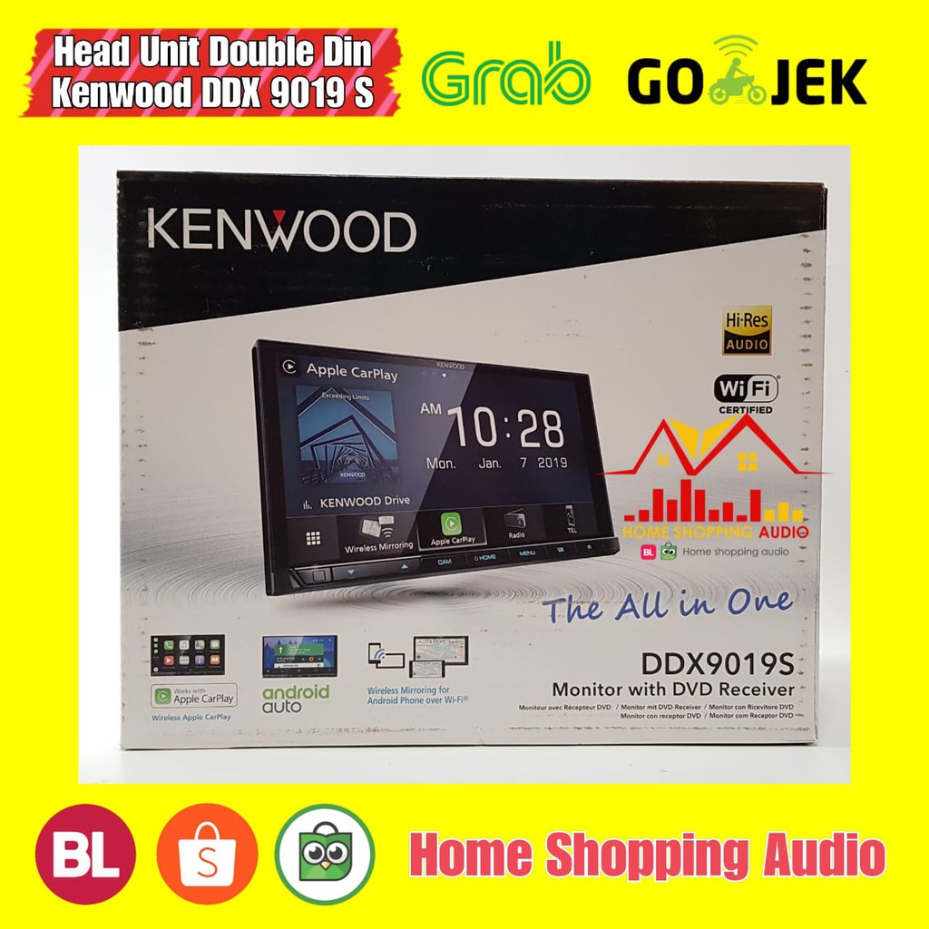 Headunit Kenwood DDX9019S Doubledin Kenwood DDX 9019 S Bergaransi Resmi