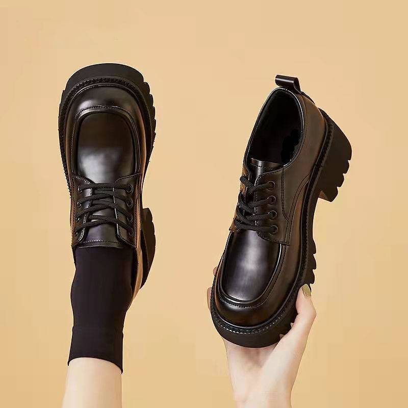 CaniKorea &quot;FREE BOX&quot; Oxford Boots Wanita Korea Boots Kulit Sepatu Import Kualitas Premium 9094