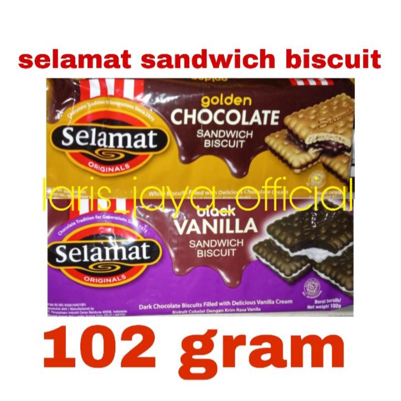 

selamat sandwich biscuit 102g