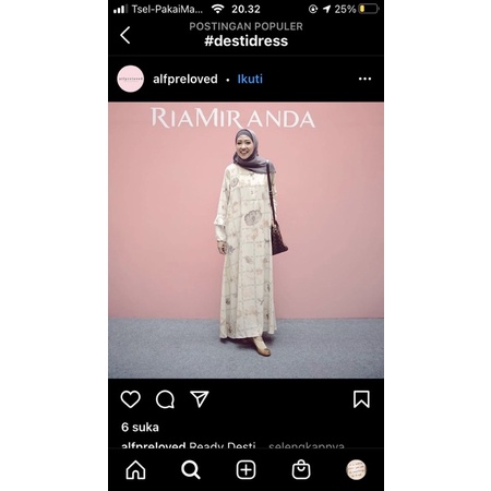 desti dress ria miranda preloved
