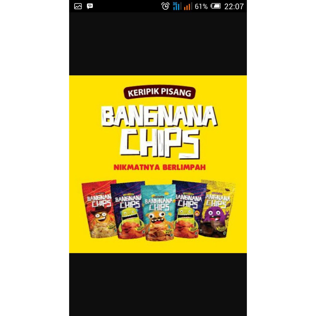 

BANGNANA CHIPS 5 varian rasa renyah kriuknya