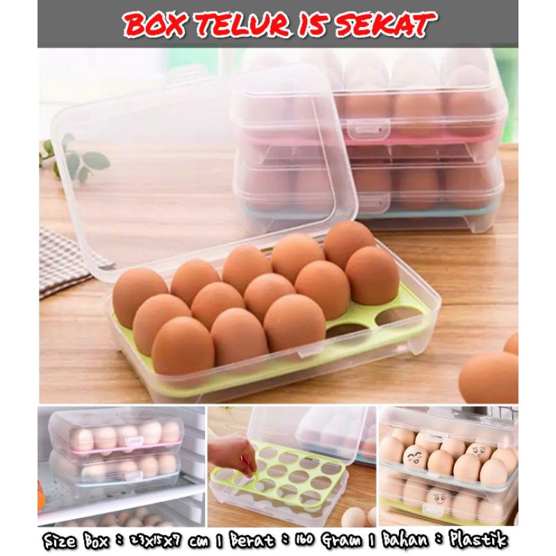 BLESSHOP Box Sekat Telur Tempat Telur