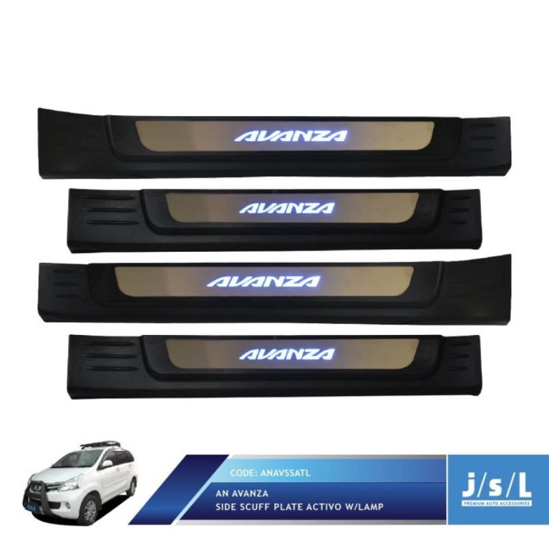 Sillplate Samping New Avanza / Veloz 2019 Model Activo Sporty Lamp