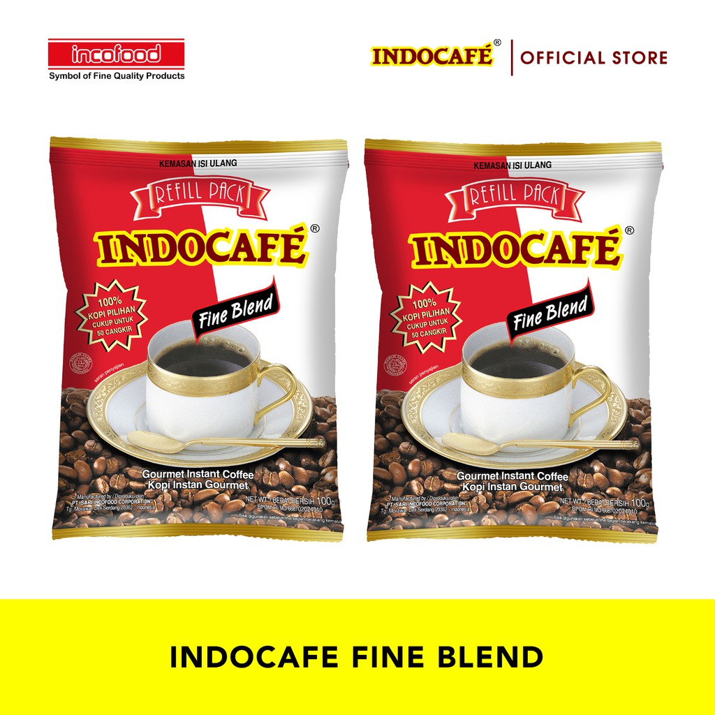 Indocafe Fine Blend Refill Pack (100g)