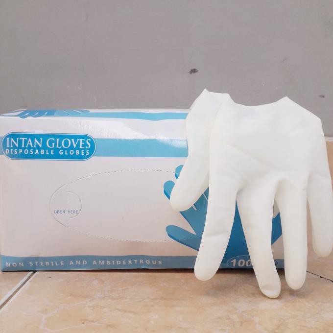 ✅Murah Sarung Tangan Latex non Medis 100 pcs (50 pasang)