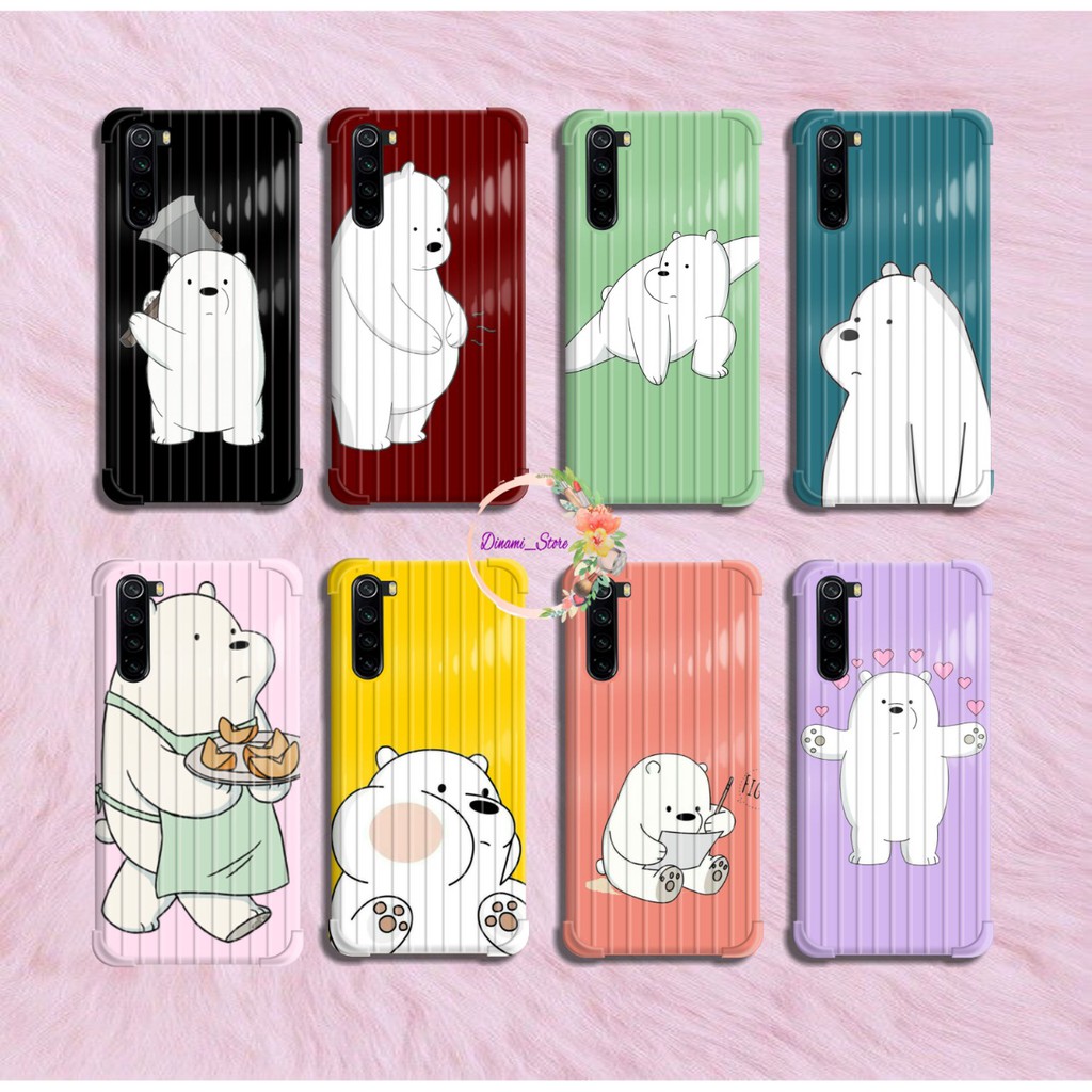 softcase bear clipart Oppo A3s A1k A5 A9 2020 A7 F9 A5s A31 A52 A92 A37 A53 A83 F1s F11 Pro DST1467