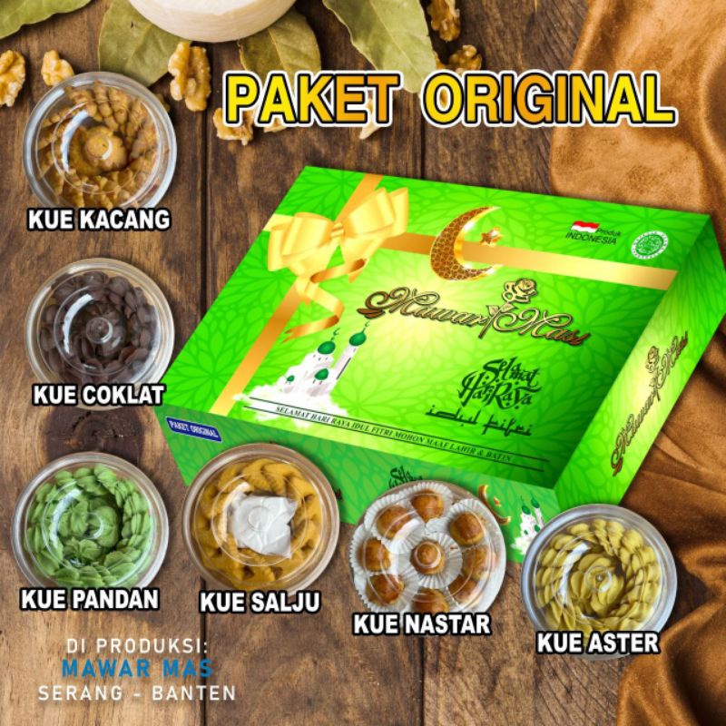 

Parcel lebaran lengkap original kue kering