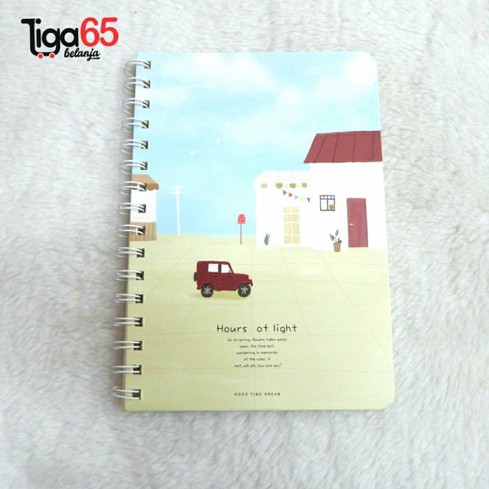 

[RESTOCK] 365 Loose Leaf/Buku Teks/Note Book Spiral/A5/Ring Book 80-838 - B