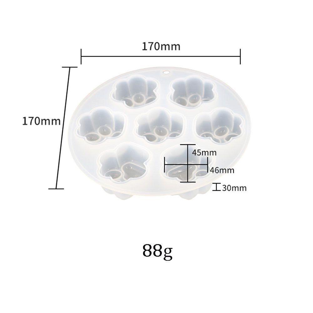 Solighter Epoxy Mould Reusable Food Grade Silicone BPA-free Cetakan Kue Cakar Kucing