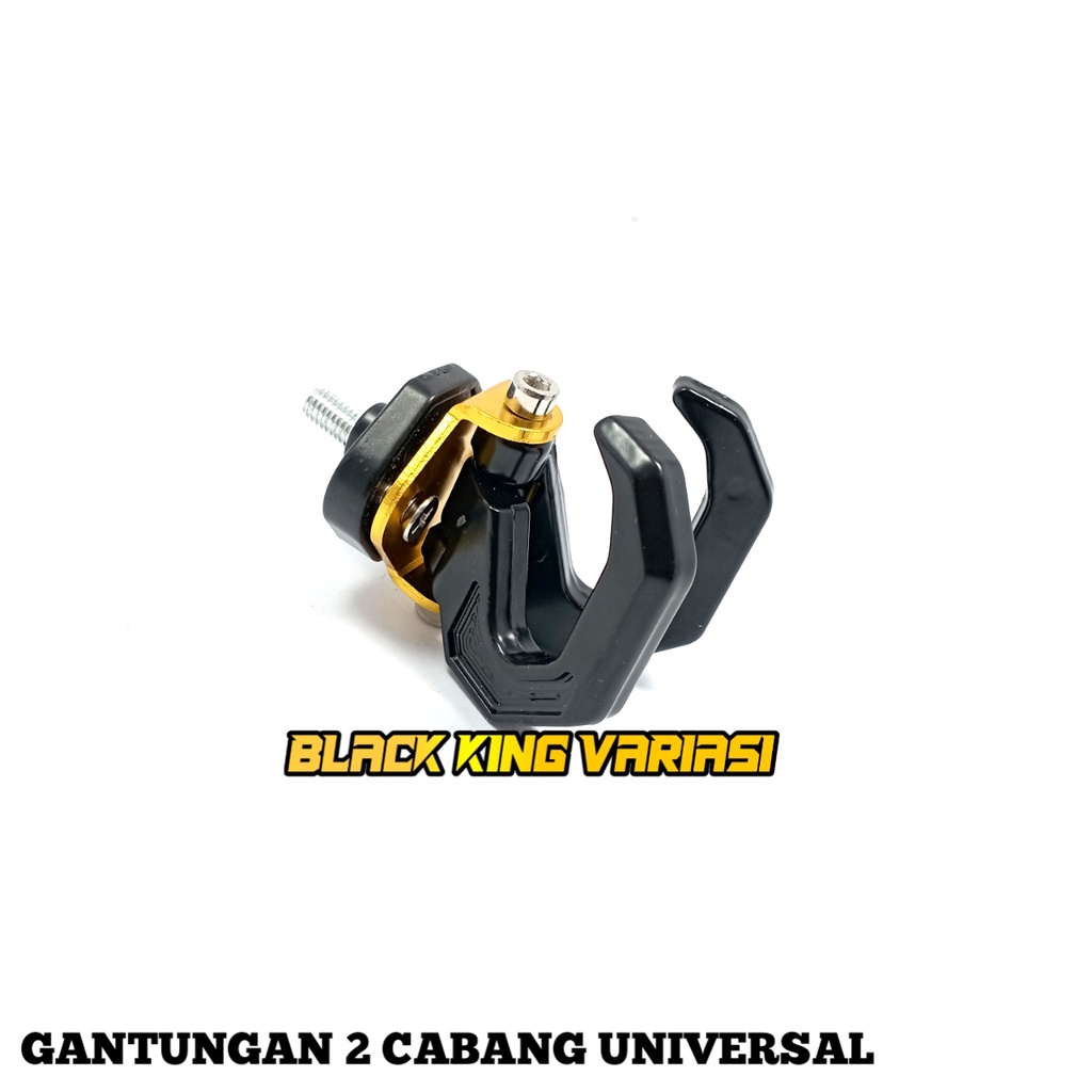 Gantungan Barang Motor Matic Cabang Full Besi Gantungan 2 Cabang Full CNC Universal Gantungan Model Cabang