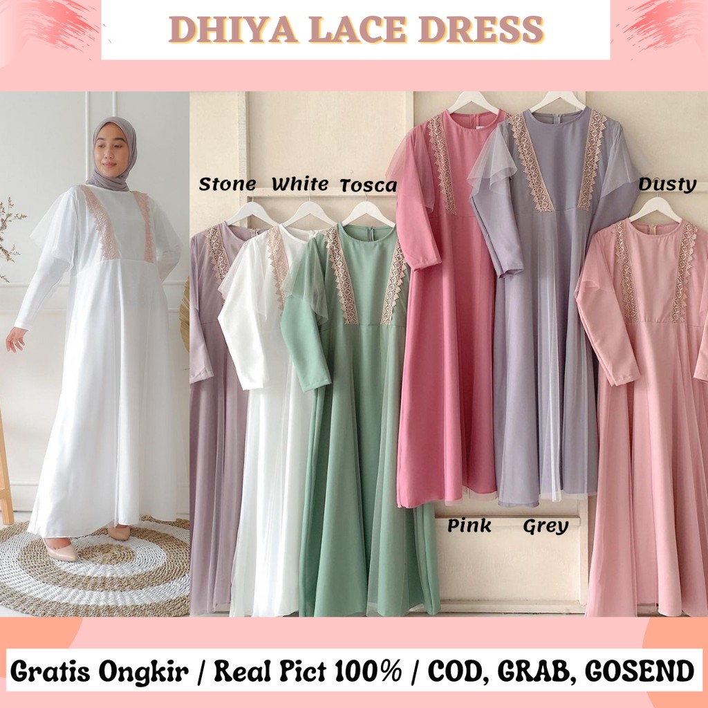 DHIYA LACE DRESS / DRESS PESTA / DRESS KONDANGAN