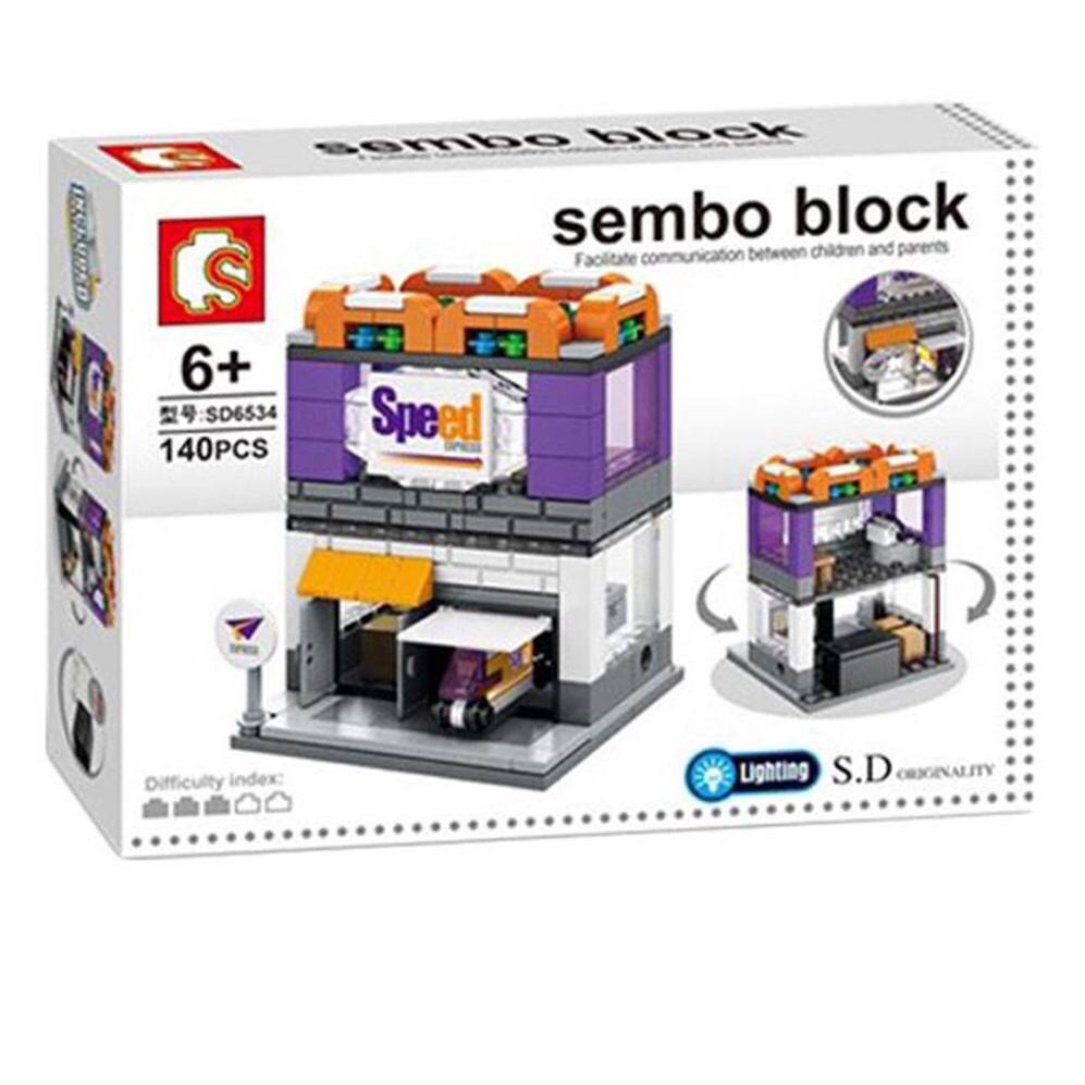 Sembo Block Speed - Mainan Edukasi Puzzle Balok Brick 140 pcs (Medium)