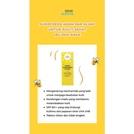 Beeme Honey Sunscreen (Sunscreen anak)