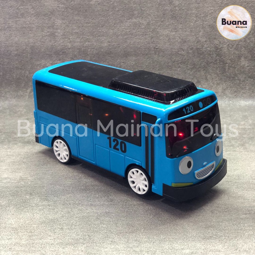 BUS TAYO BATERAI BESAR DENGAN LAMPU DAN MUSIK MAINAN MOBIL MOBILAN ANAK SCHOOL BUS HEY TAYO