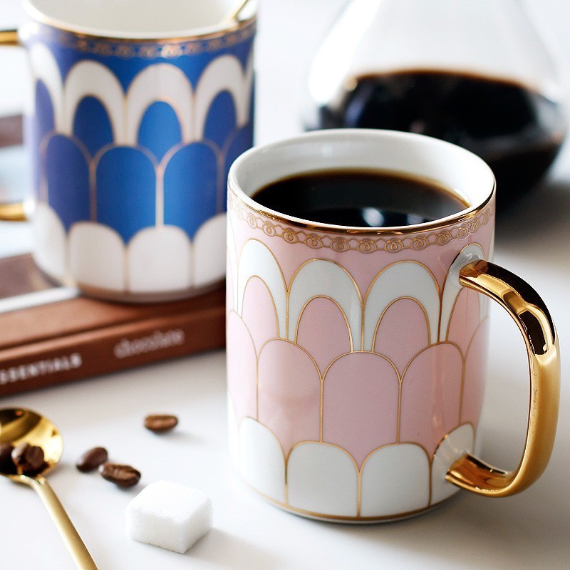 Lusso Cangkir Set/Mug Set/Gelas/Cangkir/Mug/Tatakan/Penyaji Minuman