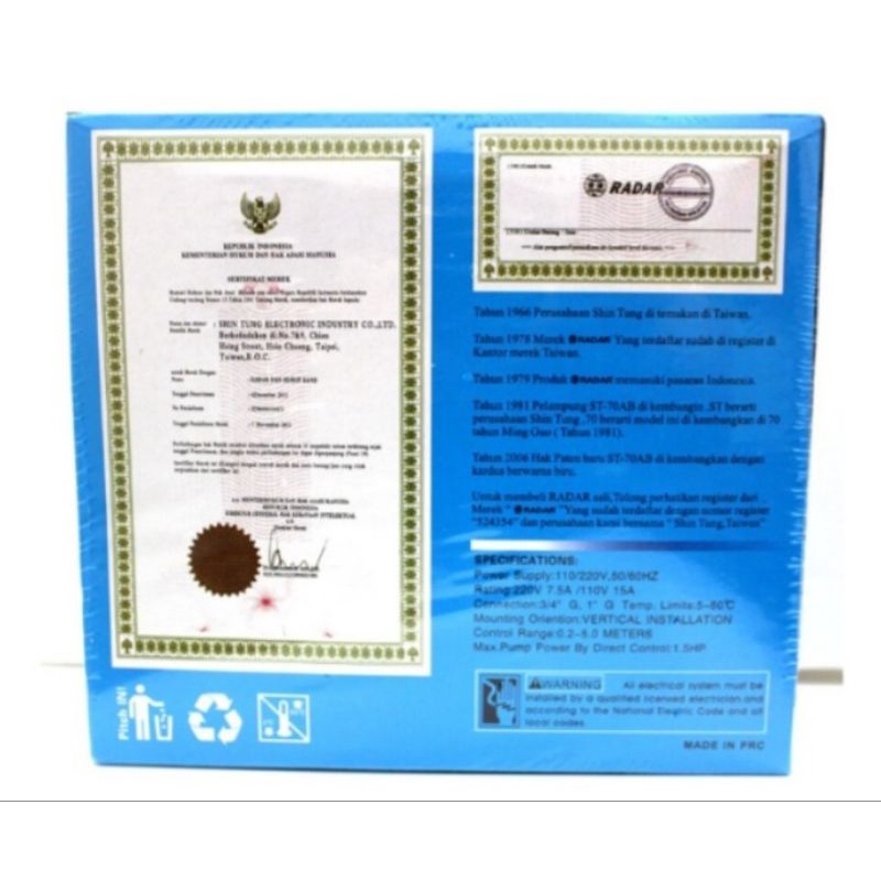 [AW] PELAMPUNG TOREN RADAR - Pelampung Toren/Pelampung Radar (PCS)