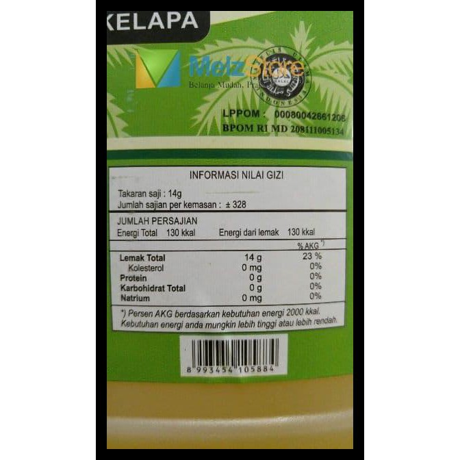 

Minyak Goreng Kelapa Delfico 5 Liter Cooking Coconut Oil