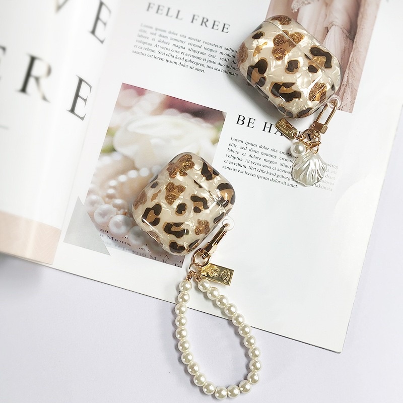 Gold Leopard Softcase for Airpods 1 2 Pro 3 Case Casing Airpods Lucu